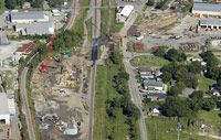 Overpass work