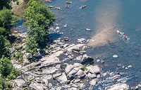 Kayakers on Saluda