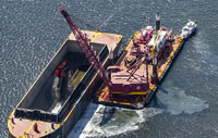Dredging work